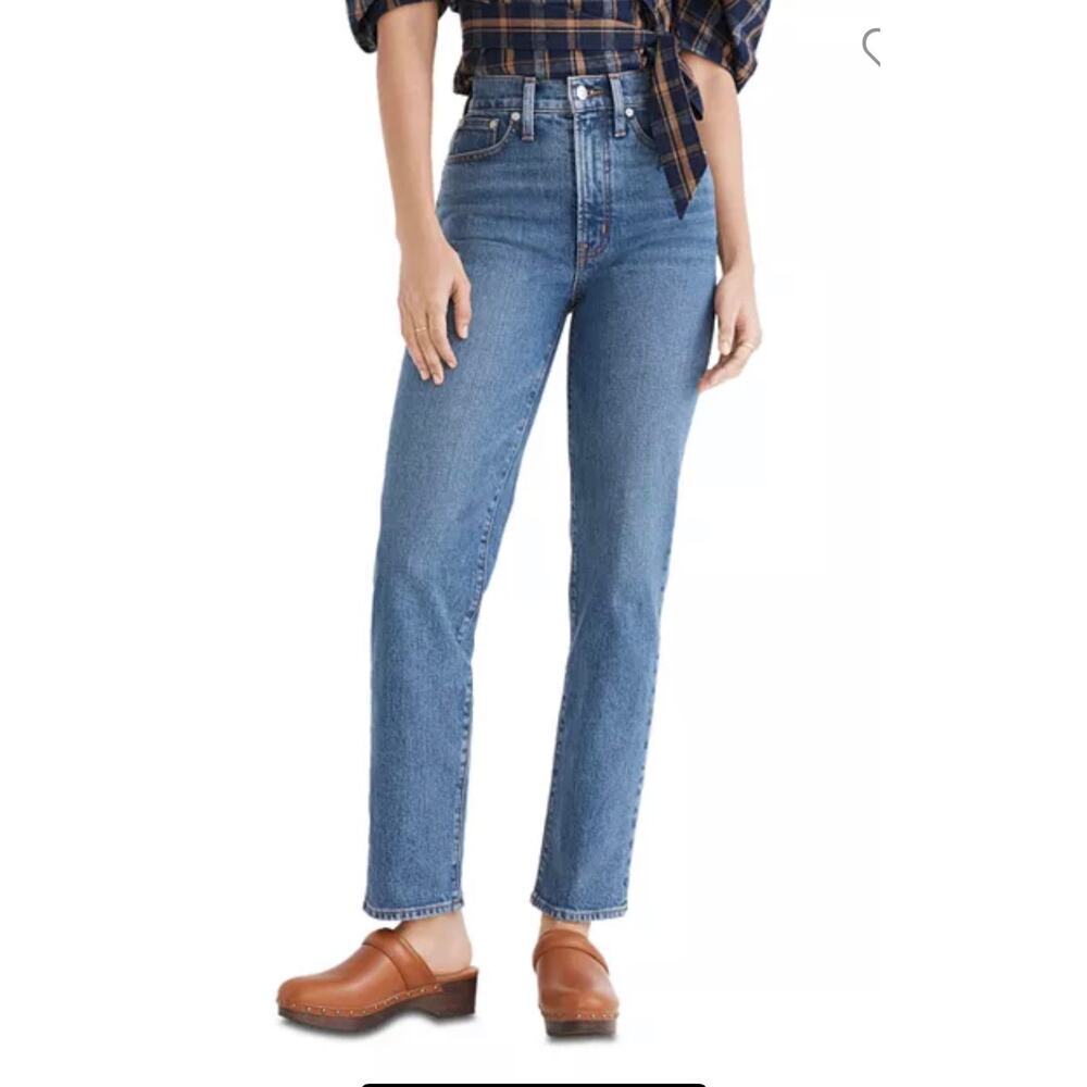Madewell The Perfect Vintage Straightleg Crop Jeans  Size 26